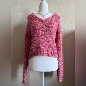 Lulus Cozy Pink Knit Sweater 🎀